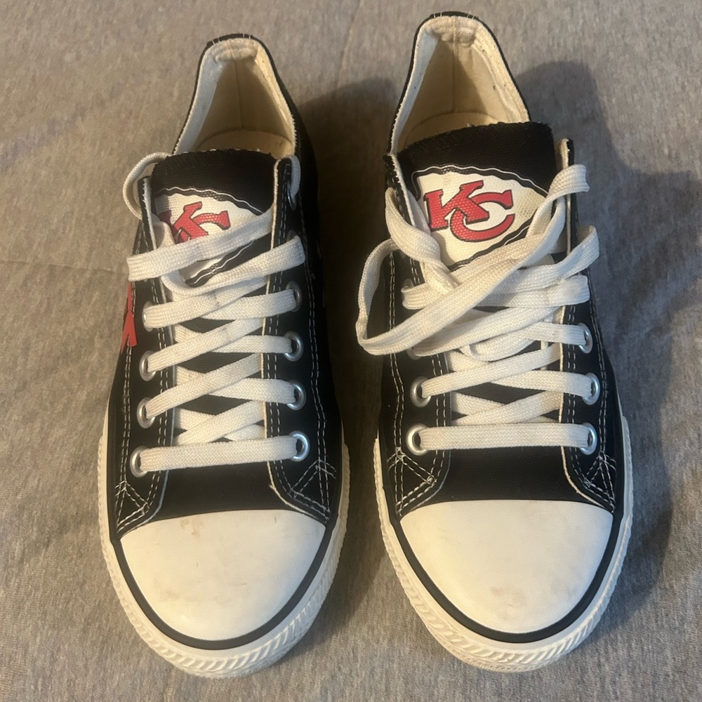 Women's Black and White KC Athletic Shoes